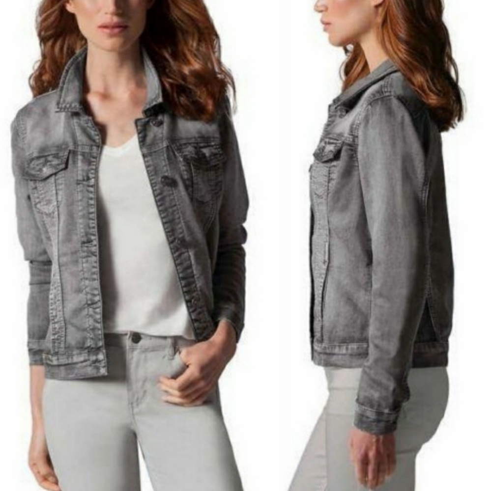 Buffalo david bitton  stretch knit denim jacket - Picture 2 of 3